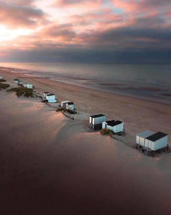 Duplex Calais Nord A 2 Pas De La Plage Eksteriør billede